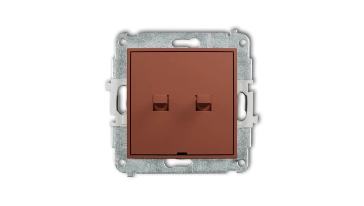 MINI Mechanizm łącznika świecznikowego w stylu amerykańskim terakota 63MWPUS-2