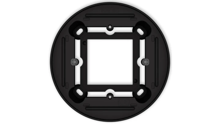 ICON / MINI Puszka natynkowa pojedyncza okrągła ICON i MINI czarny mat 12PUO-1