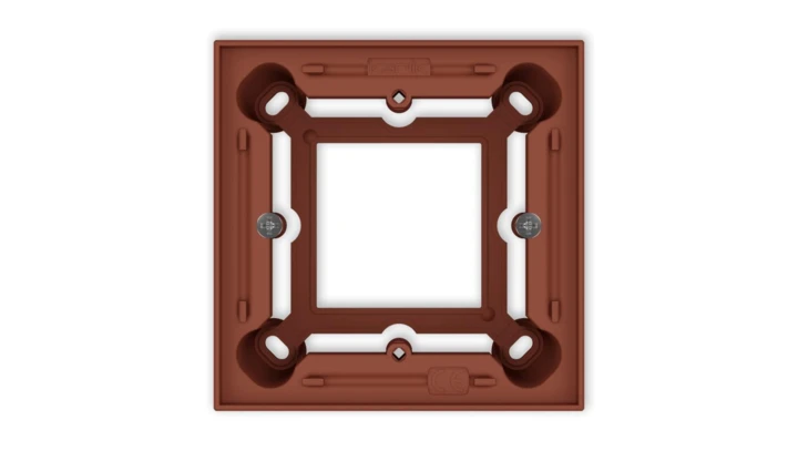 ICON Puszka natynkowa pojedyncza kwadratowa ICON terakota 63PUK-1
