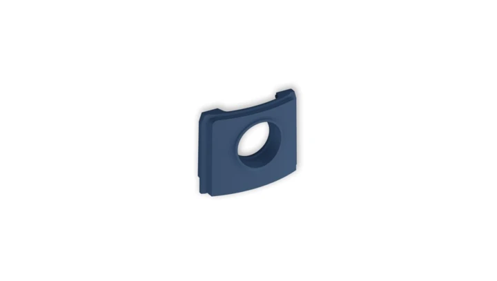 Zaślepka z wpustem do rurki fi 18 mm do puszki natynkowej pojedynczej PUO-1 navy blue 64ZAPUO-1