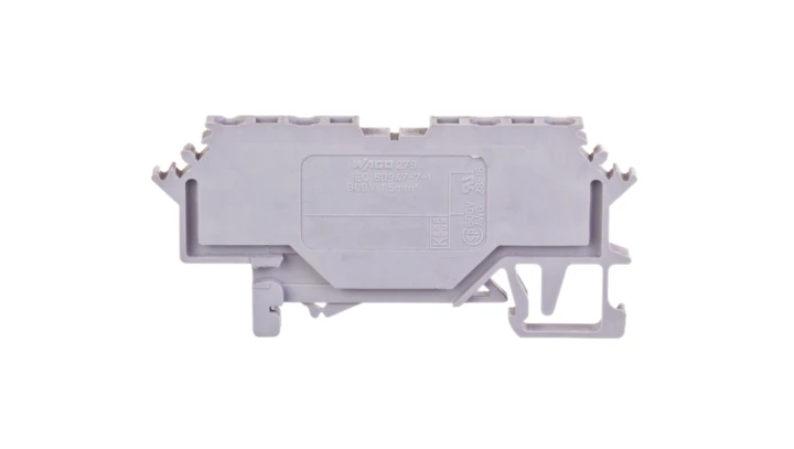 Złączka szynowa 4-przewodowa 1,5mm2 szara 279-626 /100szt./