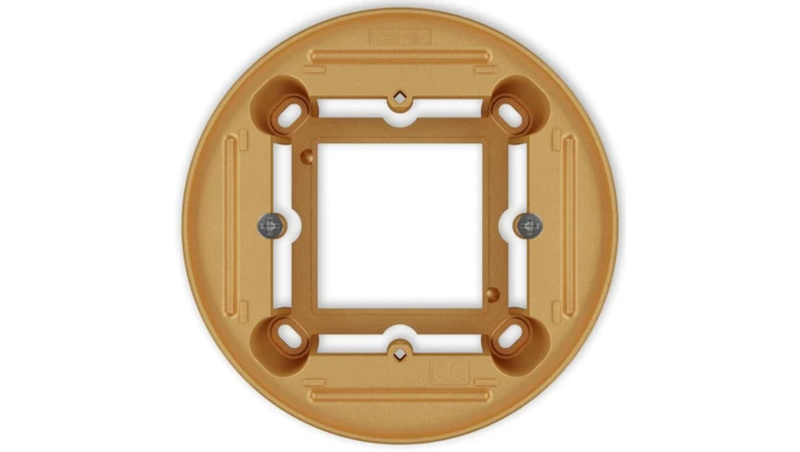 ICON / MINI Puszka natynkowa pojedyncza okrągła ICON i MINI złoty 29PUO-1