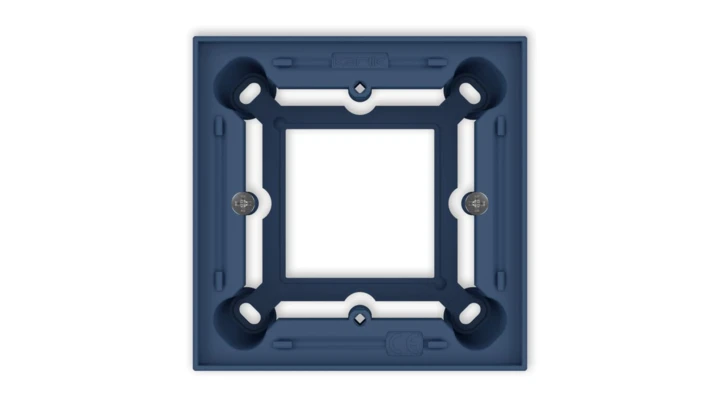 ICON Puszka natynkowa pojedyncza kwadratowa ICON navy blue 64PUK-1