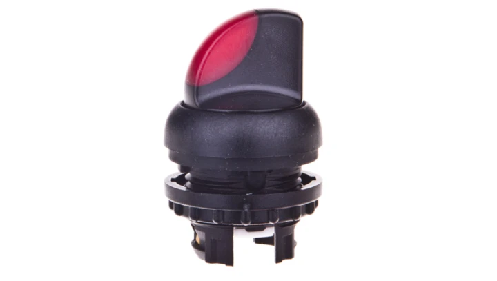 Napęd przełącznika 2 położeniowy czerwony z podświetleniem z samopowrotem M22S-WLK-R 216815