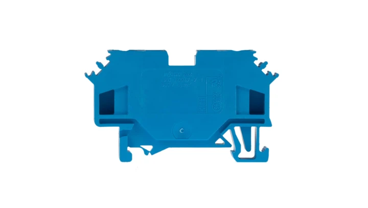 Złączka szynowa 2-przewodowa 6mm2 niebieska 282-604 /50szt./