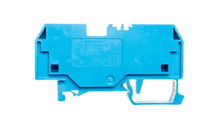 Złączka szynowa 2-przewodowa 10mm2 niebieska 284-904 /25szt./