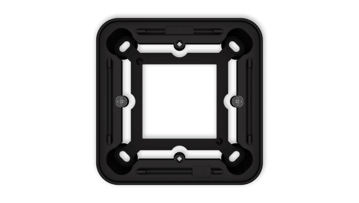 ICON / MINI Puszka natynkowa pojedyncza zaokrąglona ICON i MINI czarny mat 12PUZ-1