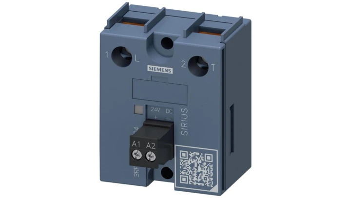 Przekaźnik półprzewodnikowy SSR 1-bieg. 45 mm 25 A 48-460 V/24 V DC przyłącze śrubowe 3RF3025-1AA04