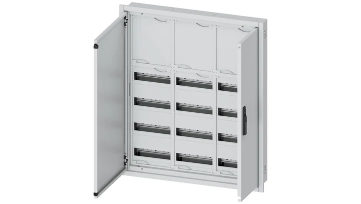 Rozdzielnica podtynkowa ALPHA 160 DIN z miejscem na złączki IP31 RAL 9016 rozstaw 150mm 950×800×120 mm 216 mod 8GK1081-4KK30