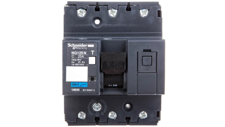 Wyłącznik nadprądowy 3P C 25A AC NG125N 18635