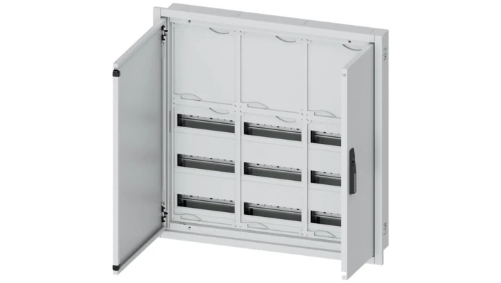 Rozdzielnica podtynkowa ALPHA 160 DIN z miejscem na złączki IP31 RAL 9016 rozstaw 150mm 800×800×120 mm 180 mod 8GK1081-3KK30