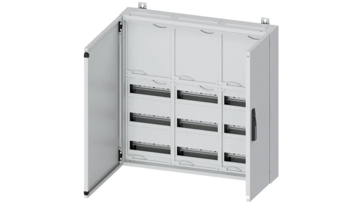 Rozdzielnica natynkowa ALPHA 160 DIN z miejscem na złączki IP44 RAL 9016 rozstaw 150mm 800×800×140 mm 180 mod 8GK1082-3KK31