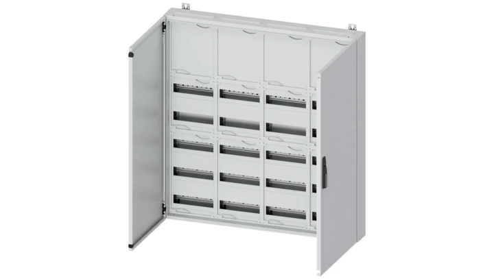Rozdzielnica natynkowa ALPHA 160 DIN z miejscem na złączki IP44 RAL 9016 rozstaw 150mm 1100×1050×140 mm 336 mod 8GK1082-5KK41