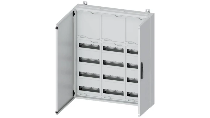 Rozdzielnica natynkowa ALPHA 160 DIN z miejscem na złączki IP44 RAL 9016 rozstaw 150mm 950×800×140 mm 216 mod 8GK1082-4KK31