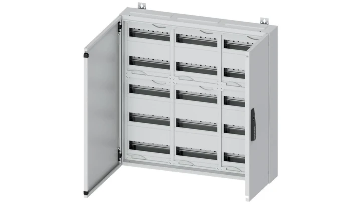 Rozdzielnica natynkowa ALPHA 160 DIN IP44 RAL 9016 rozstaw 150mm 800×800×140 mm 180 mod 8GK1062-3KK31