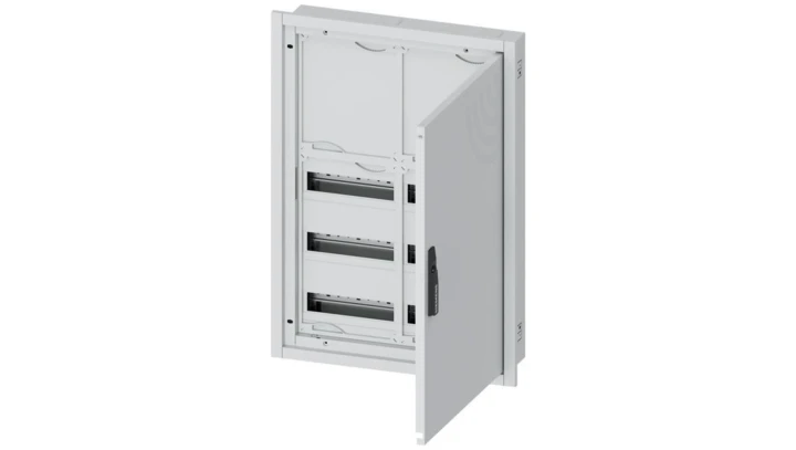 Rozdzielnica podtynkowa ALPHA 160 DIN z miejscem na złączki IP31 RAL 9016 rozstaw 150mm 800×550×120 mm 120 mod 8GK1081-3KK20