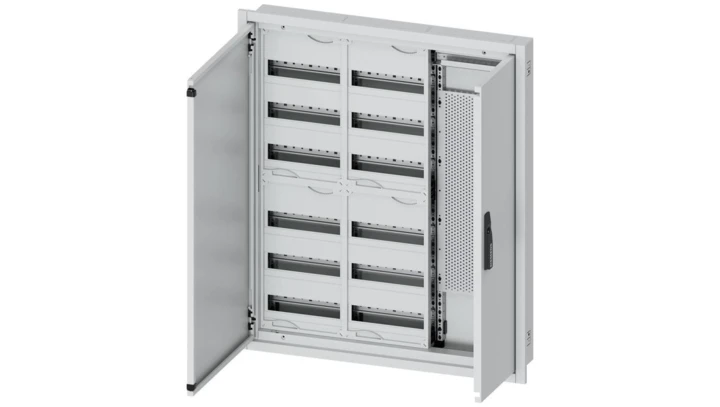 Rozdzielnica podtynkowa hybrydowa ALPHA 160 DIN IP31 RAL 9016 rozstaw 125mm 950×800×120 mm 96 mod 8GK1072-4KK30