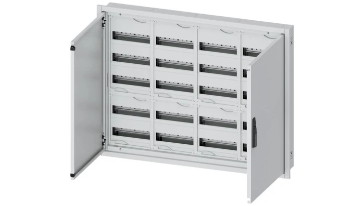 Rozdzielnica podtynkowa ALPHA 160 DIN IP31 RAL 9016 rozstaw 125mm 800×1050×120 mm 240 mod 8GK1051-3KK40
