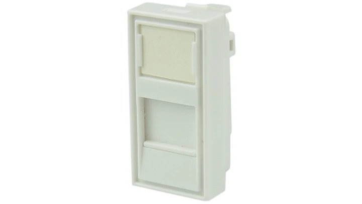 Adapter keystone 1M 22,5x45 pojedynczy z przesłoną Mediabox NEKU