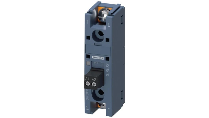 Przekaźnik półprzewodnikowy SSR 1-bieg. 22,5 mm 90 A 48-460 V/24 V DC przyłącze pierścieniowe 3RF3190-3AA04