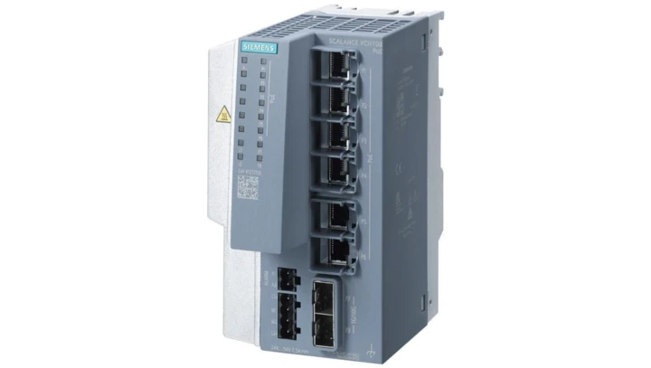 Switch XCH108PoE niezarządzalny 6x Gbit PoE 2x SFP SCALANCE XCH 6GK5108-2RS00-2FC2