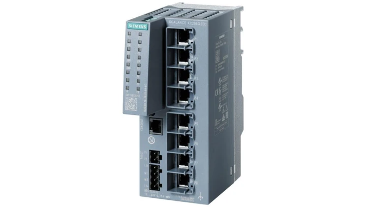 Switch XC208G EEC zarządzalny Layer 2 8x RJ45 SCALANCE XC 6GK5208-0GA00-2FC2