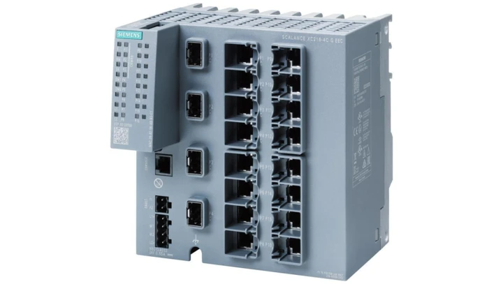Switch XC216-4C G EEC zarządzalny Layer 2 12x RJ45 4x Combo SFP/RJ45 SCALANCE XC 6GK5216-4GS00-2FC2