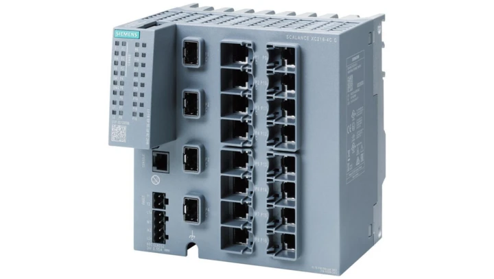 Switch XC216-4C G E/IP zarządzalny Layer 2 12x RJ45 4x Combo SFP/RJ45 SCALANCE XC 6GK5216-4GS00-2TC2