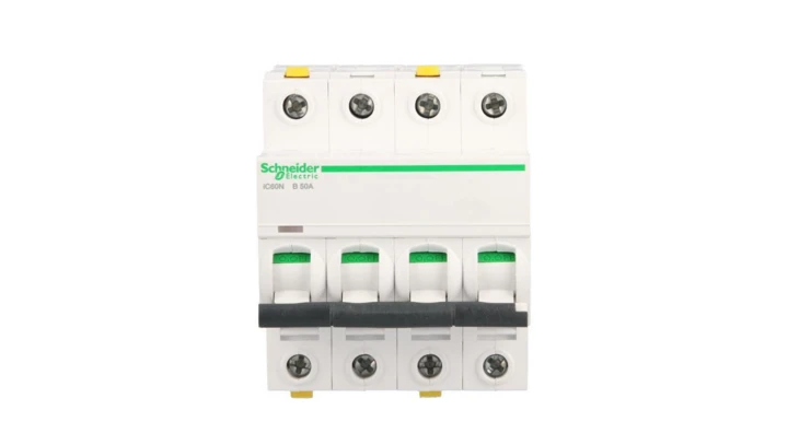 Wyłącznik nadprądowy 4P B 50A 6kA AC iC60N-B50-4 Acti9 A9F03450