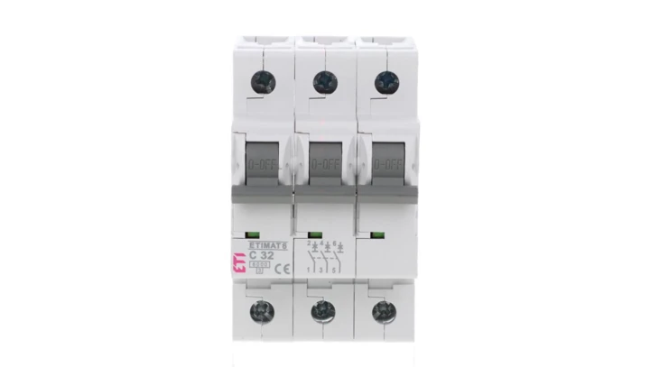 Wyłącznik nadprądowy 3P C 32A 6kA AC ETIMAT 6 002145519