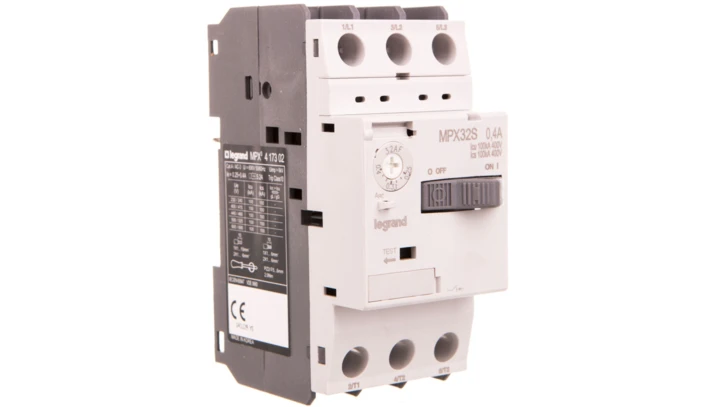 Wyłącznik silnikowy 3P 0,09kW 0,25-0,4A MPX3 32S 417302
