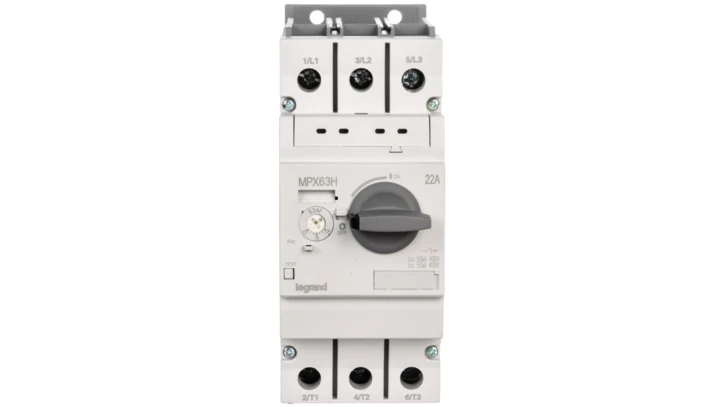 Wyłącznik silnikowy 3P 9kW 14-22A MPX3 63H 417363