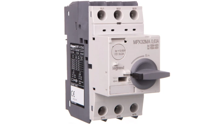 Wyłącznik silnikowy 3P 0,63A wyzwalacz magnetyczny MPX3 32MA 417343