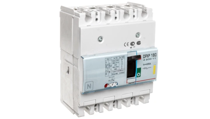 Wyłącznik mocy 25A 4P 16kA DPX3 160 420011