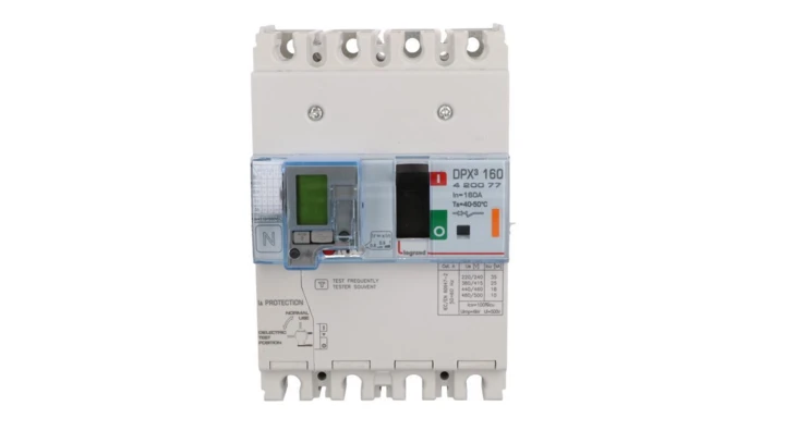Wyłącznik mocy z zabezpieczniem różnicowprądowym 4P 160A 25kA DPX3 160+BL.R 420077