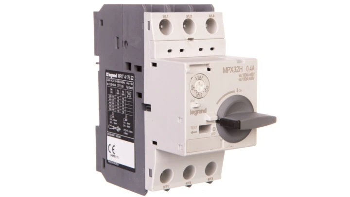 Wyłącznik silnikowy 3P 0,09kW 0,25-0,4A MPX3 32H 417322