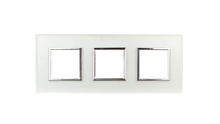 DANTE Ramka potrójna szkło PERL GLASS 4504183