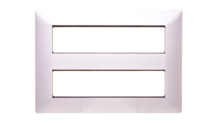 VALENA LIFE Uchwyt podwójny /8modułów/ aluminium 752346