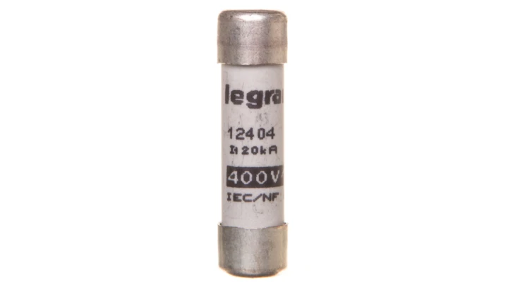 Wkładka bezpiecznikowa cylindryczna 8,5x31,5mm 4A gG 400V /z sygnalizacją/ 012404 /10szt./
