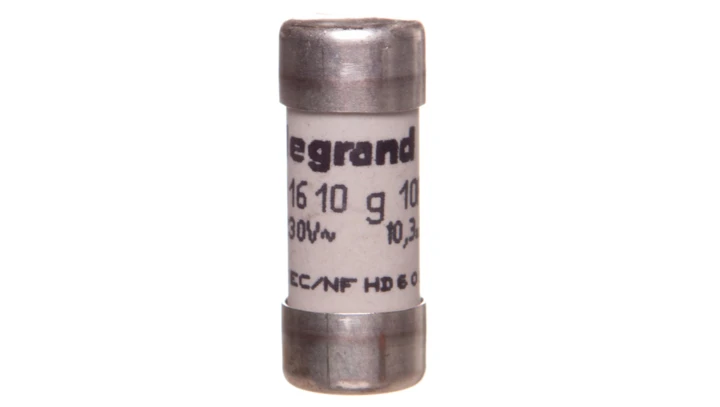 Wkładka bezpiecznikowa cylindryczna 10,3x25,8mm 10A 230V 011610 /10szt./