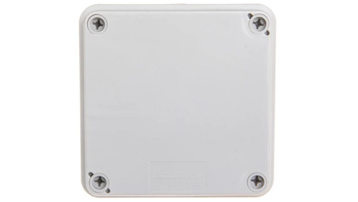 Puszka hermetyczna natynkowa 108x108x56mm IP65 szara PH-1A.1 28.11