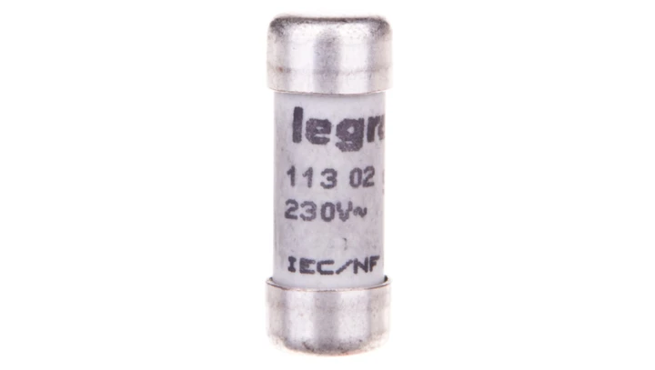 Wkładka bezpiecznikowa cylindryczna 8,5x23mm 2A 250V 011302 /10szt./