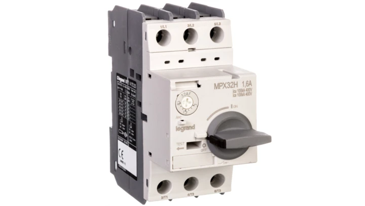 Wyłącznik silnikowy 3P 0,75kW 1-1,6A MPX3 32H 417325