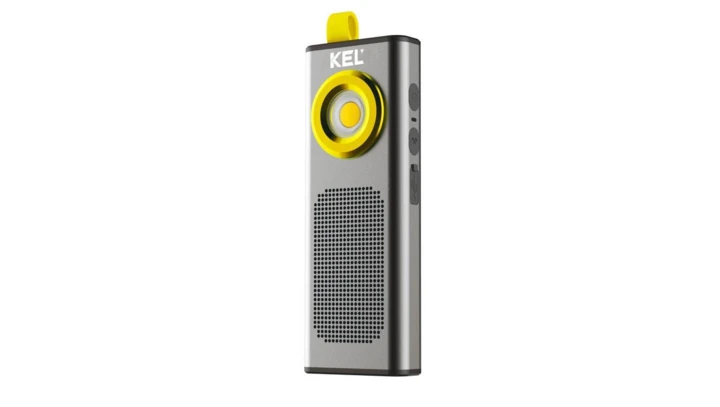 Latarka inspekcyjna z głośnikiem KEL, 500 lm, 2000 mAh, USB-C,4-5h, Bluetooth, IPX4, IK07