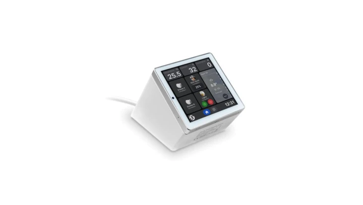 Shelly Wall Display Stand White - panel sterujący smart home