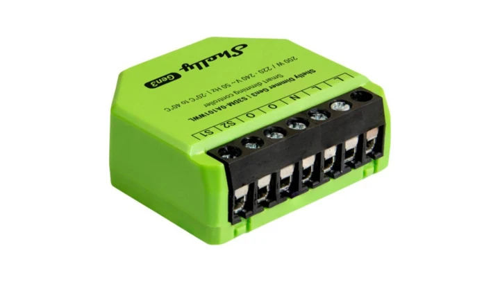 Shelly Dimmer Gen3 - inteligentny ściemniacz oświetlenia 220-240 V/1A WiFi/Bluetooth