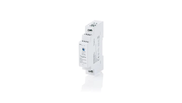 Zasilacz impulsowy na szynę DIN 12V DC 1.25A 15W typu Step-Shape (Ultra-Slim, klasa II) DN-PWR-SST-1512