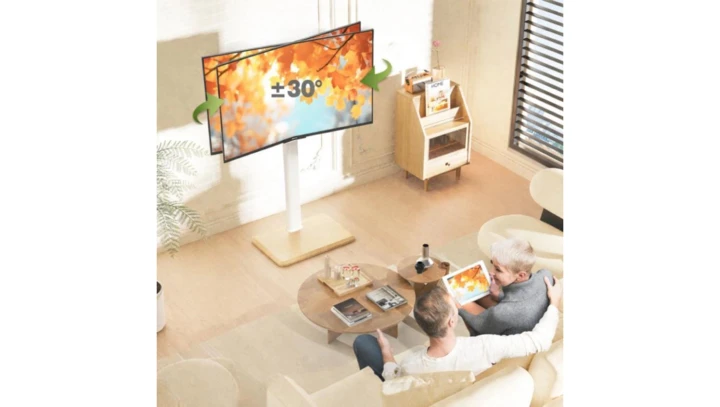 Stojak mobilny TV 24-55 30kg regulacja wysokości i skrętu