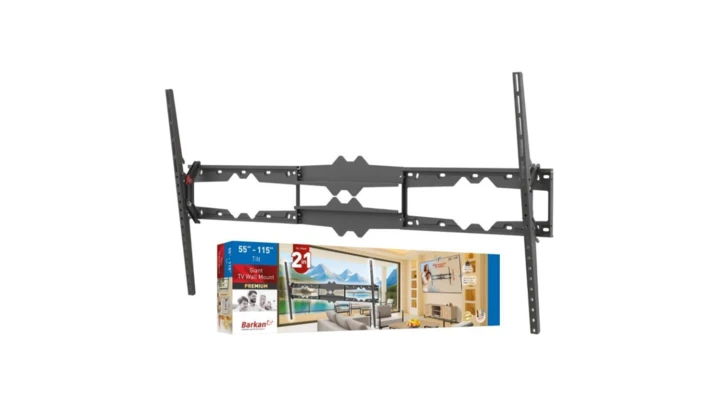 Uchwyt ścienny do TV/LCD 55-115 LED/LCD do 120kg 2w1 uchylny stały