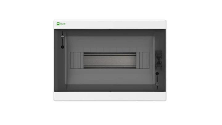 Rozdzielnica modułowa ELEGANT 1x12 PE+N podtynkowa IP40 PE+N drzwi dymny 2434-01